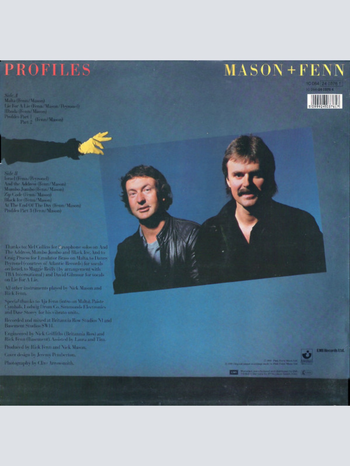 Vinyl / Mason* + Fenn* - Profiles