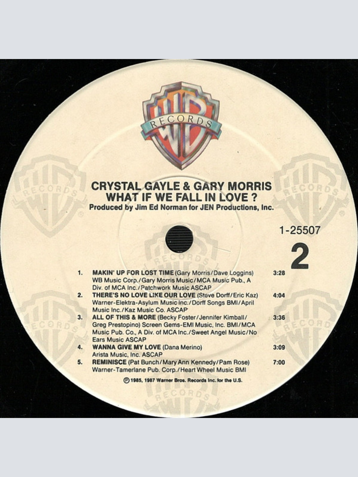 Vinyl / Crystal Gayle & Gary Morris - What If We Fall In Love?