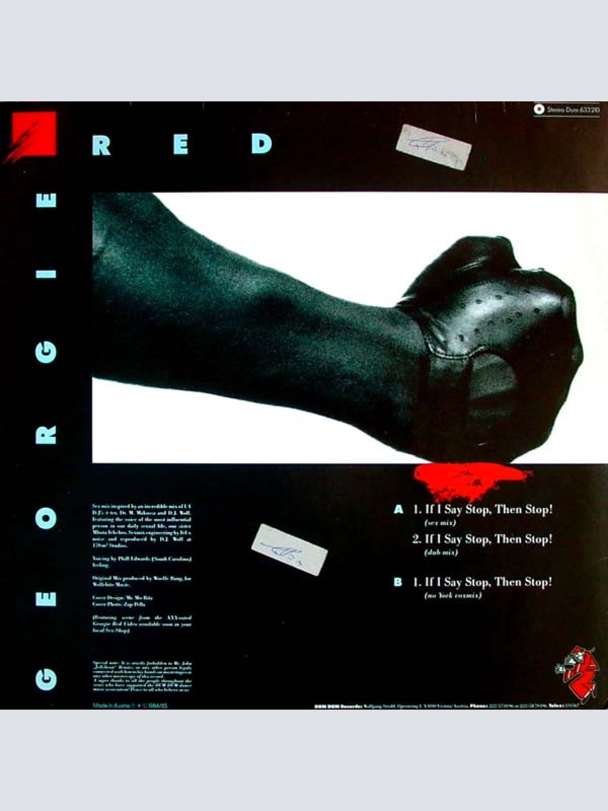 Vinyl / Georgie Red - If I Say Stop, Then Stop!