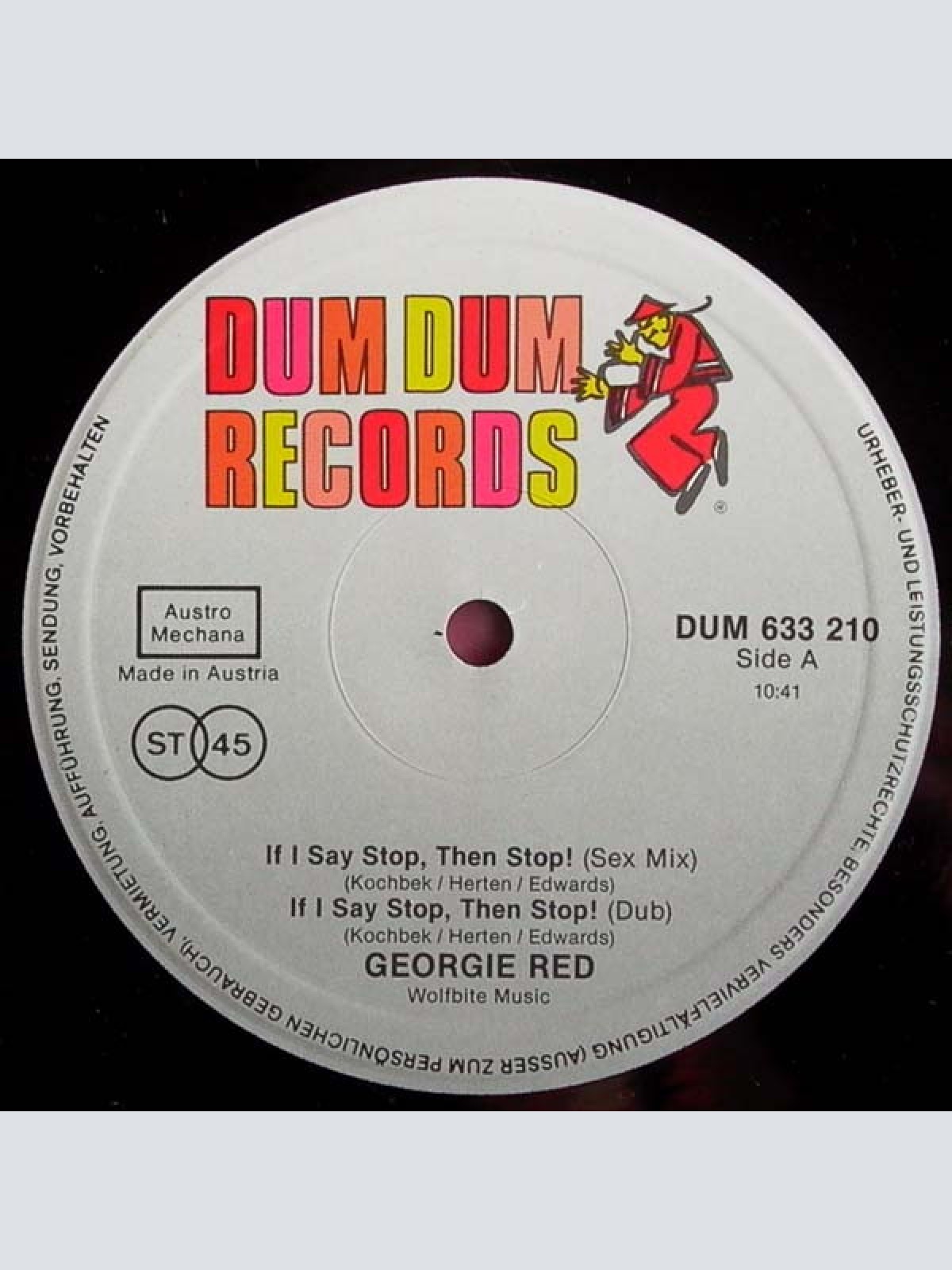 Vinyl / Georgie Red - If I Say Stop, Then Stop!