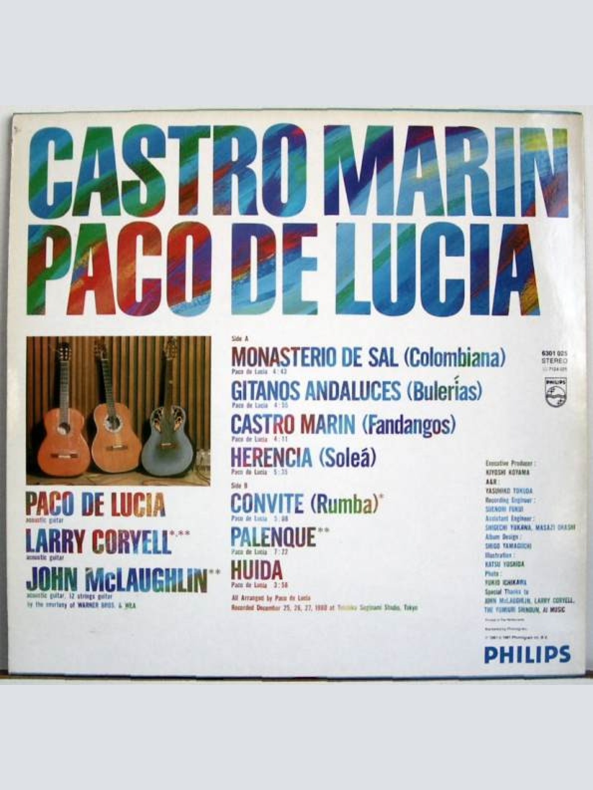 Vinyl / Paco de Lucia* - Castro Marin