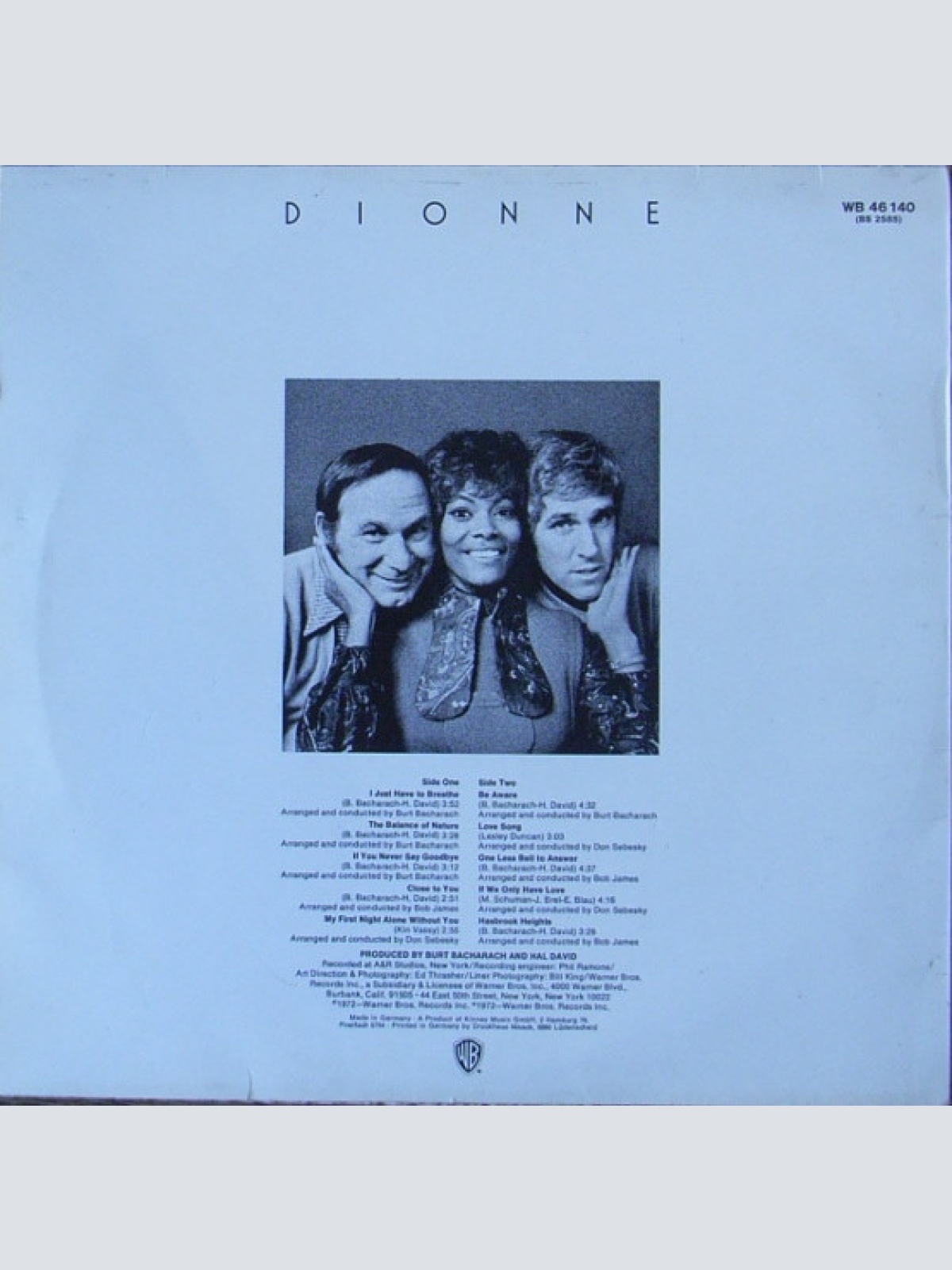 Vinyl / Dionne Warwicke* - Dionne