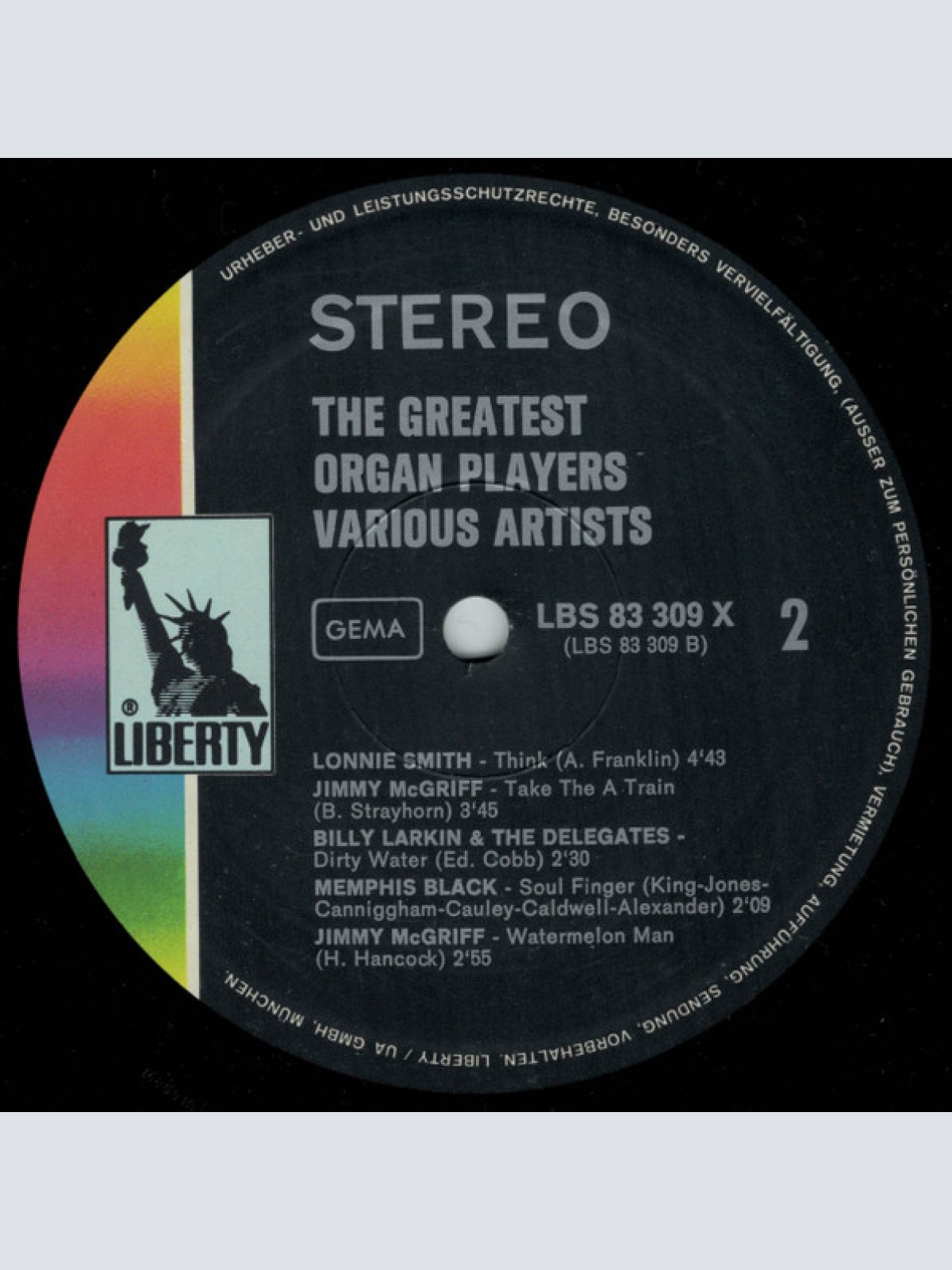 Vinyl / Various - The Greatest Organ Players