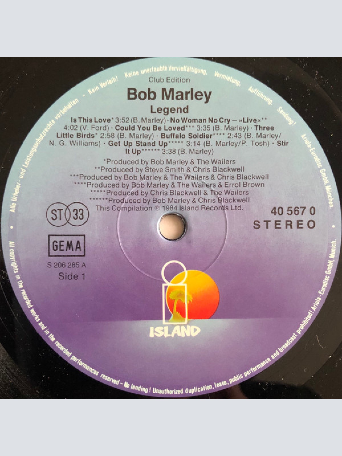 Vinyl / Bob Marley & The Wailers - Legend - The Best Of Bob Marley And The Wailers