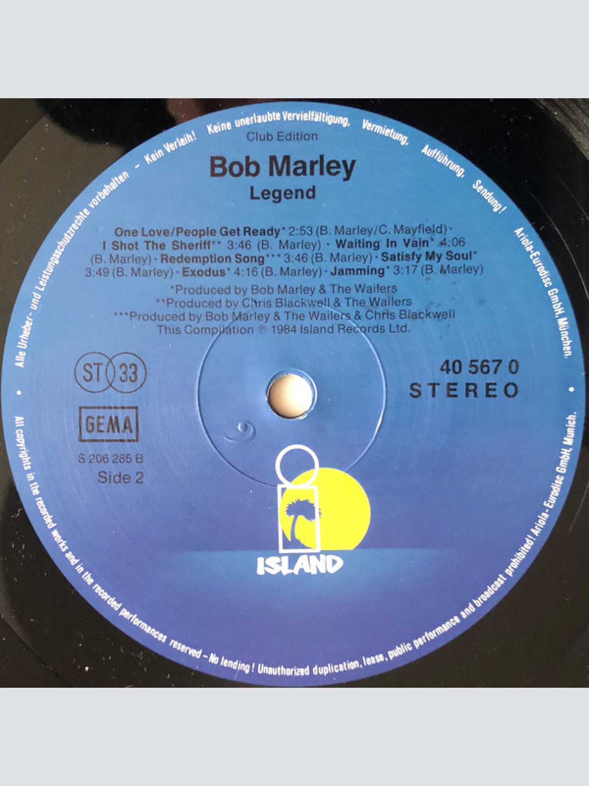 Vinyl / Bob Marley & The Wailers - Legend - The Best Of Bob Marley And The Wailers