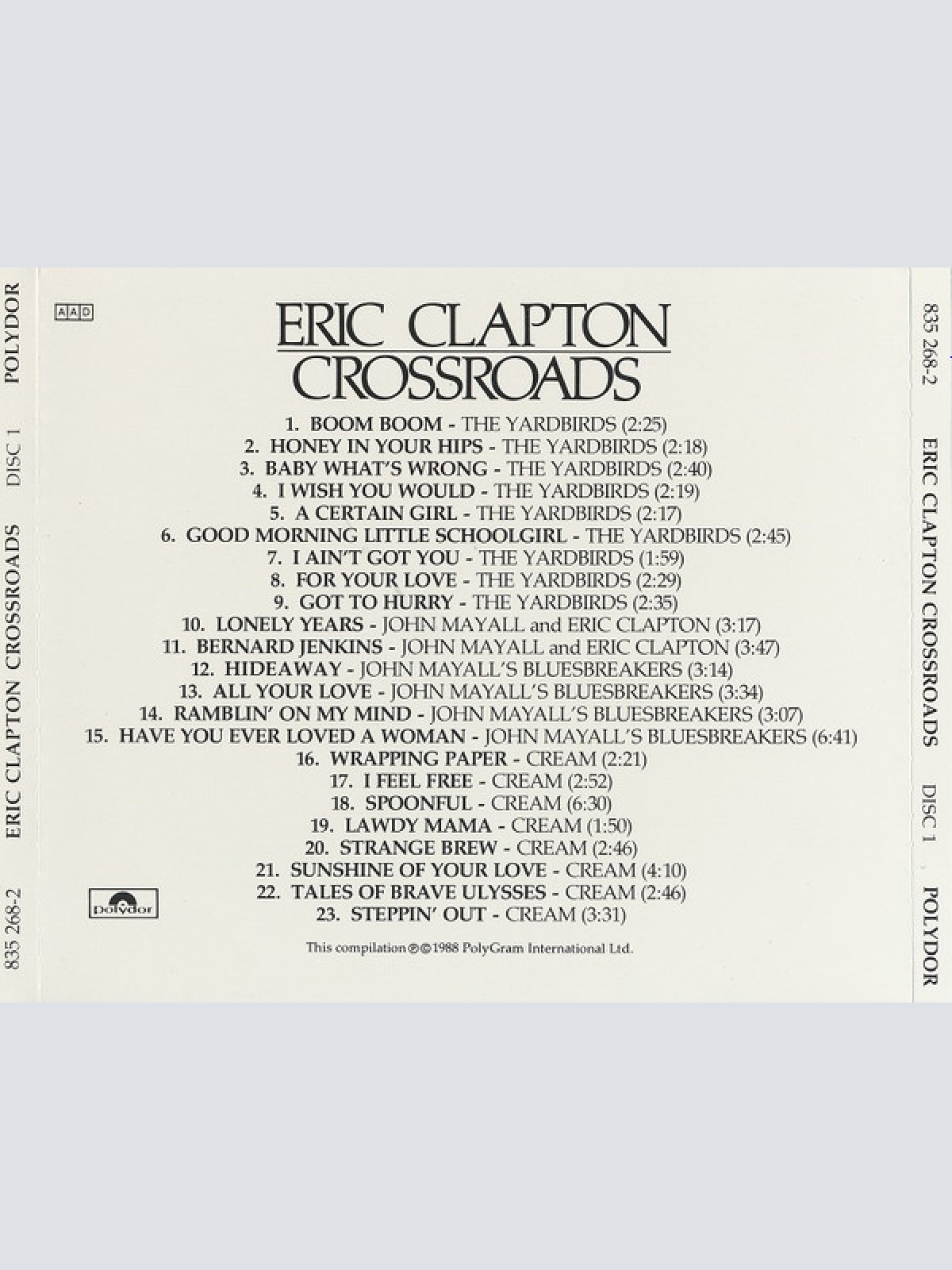 CD / Eric Clapton - Crossroads