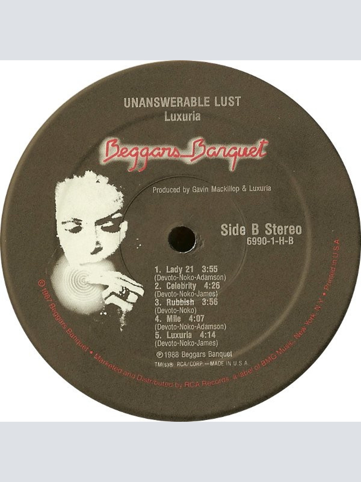 Vinyl / Luxuria - Unanswerable Lust