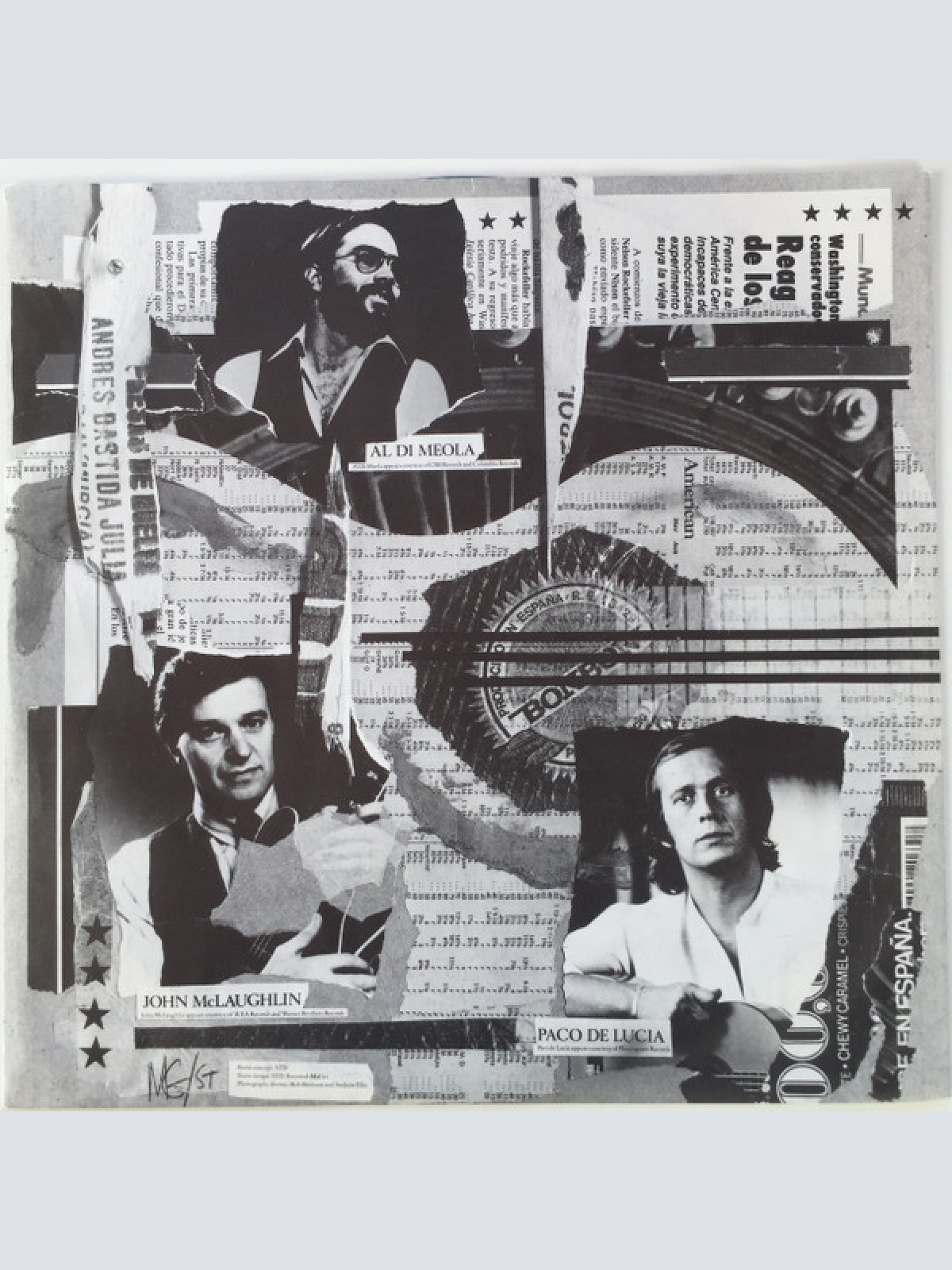 Vinyl / John McLaughlin, Al Di Meola, Paco De Lucia* - Passion, Grace & Fire