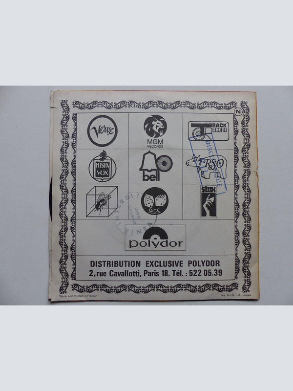 Vinyl / Francis Lai - Sur Notre Etoile / La Rose Bleue