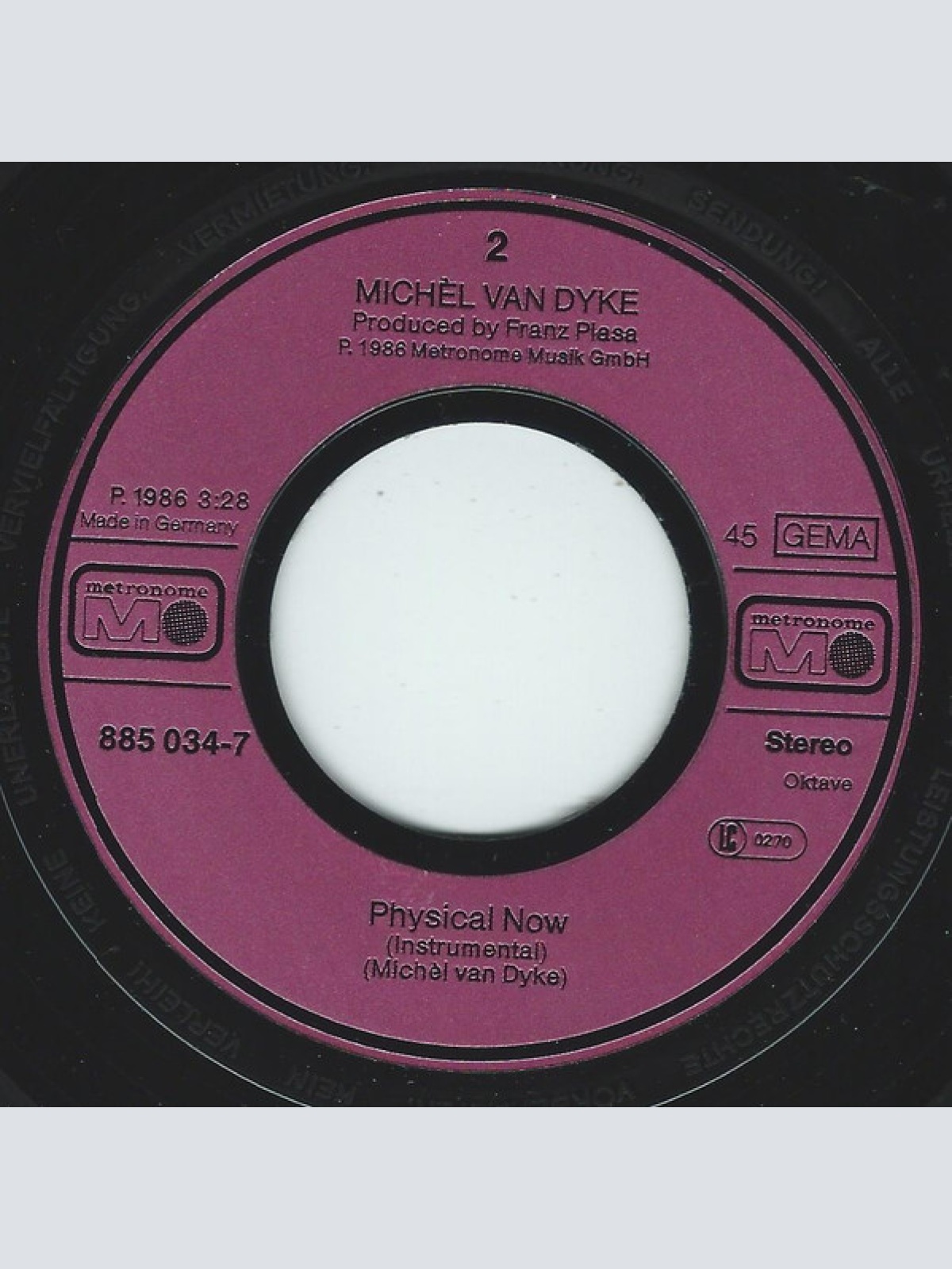 Vinyl / Michèl Van Dyke* - Physical Now
