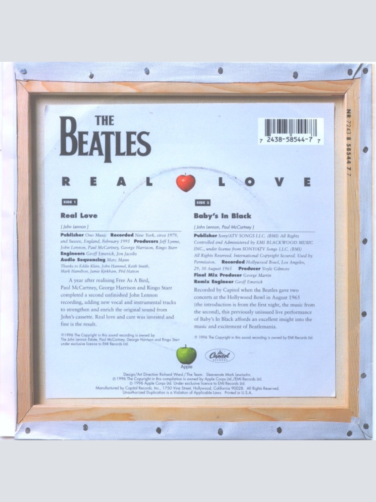 Vinyl / The Beatles - Real Love