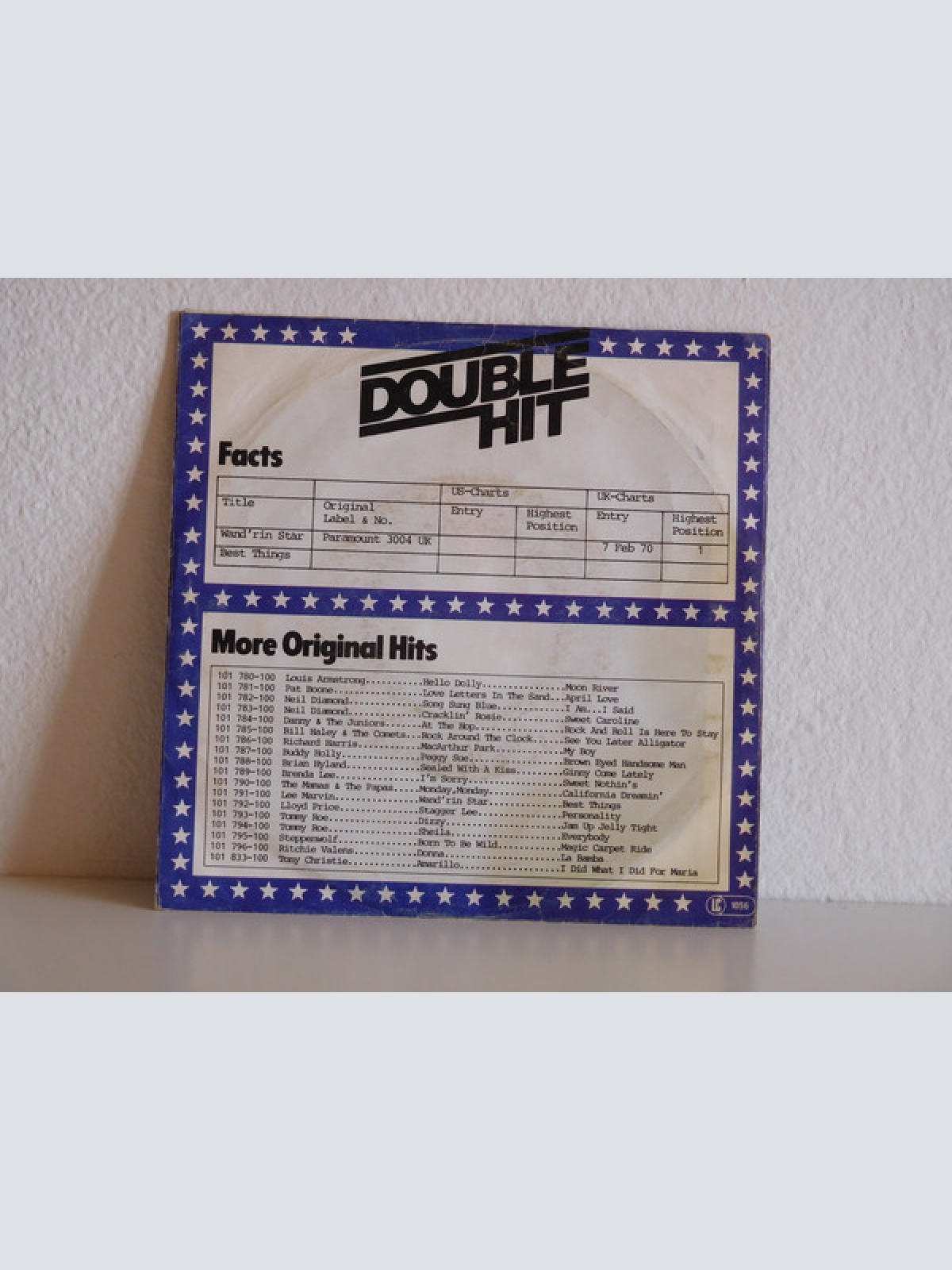 Vinyl / Lee Marvin - Wand'rin Star / Best Things