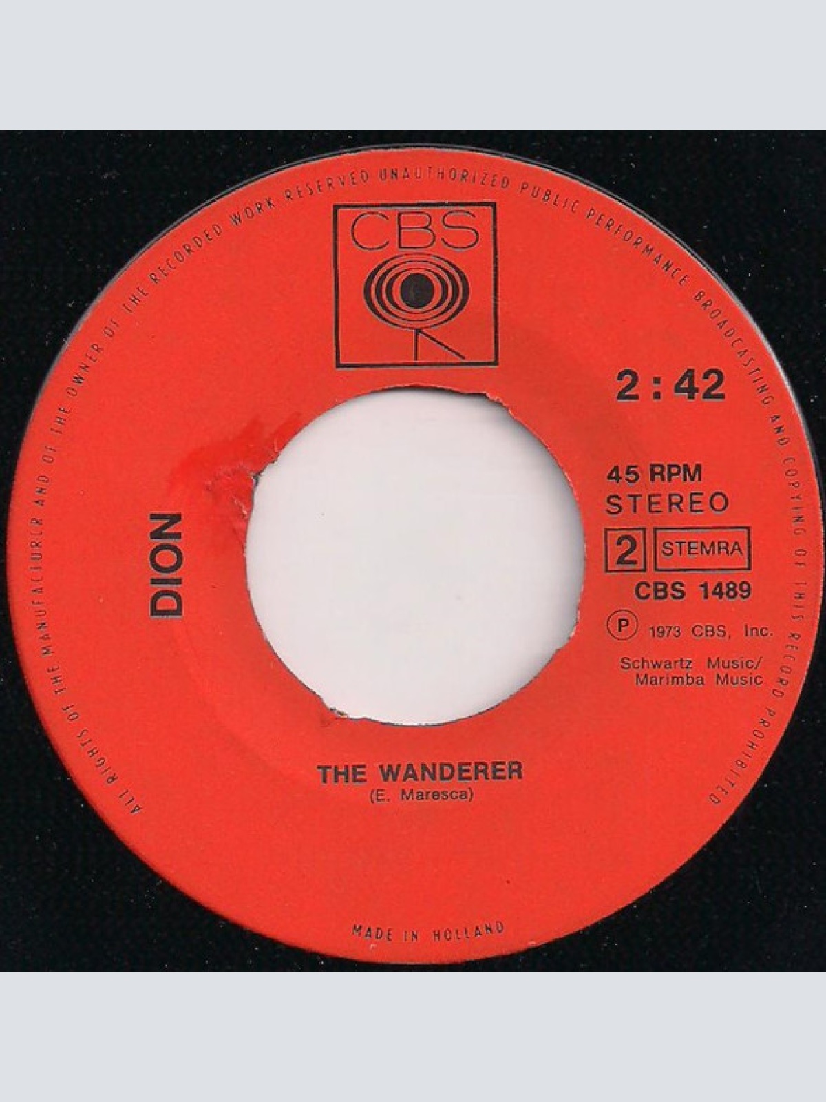 Vinyl / Dion (3) - Ruby Baby