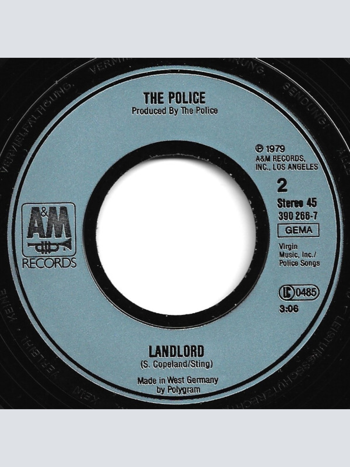 Vinyl / The Police - Message In A Bottle