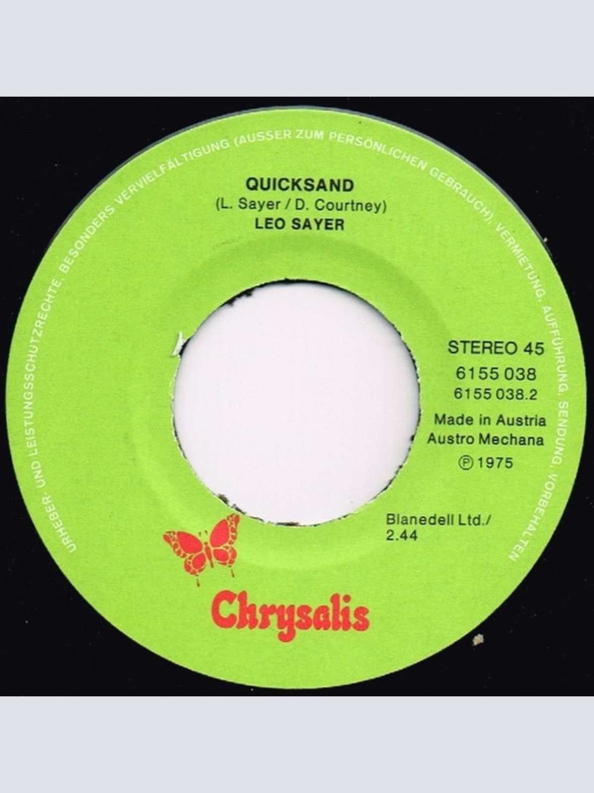 Vinyl / Leo Sayer - Train