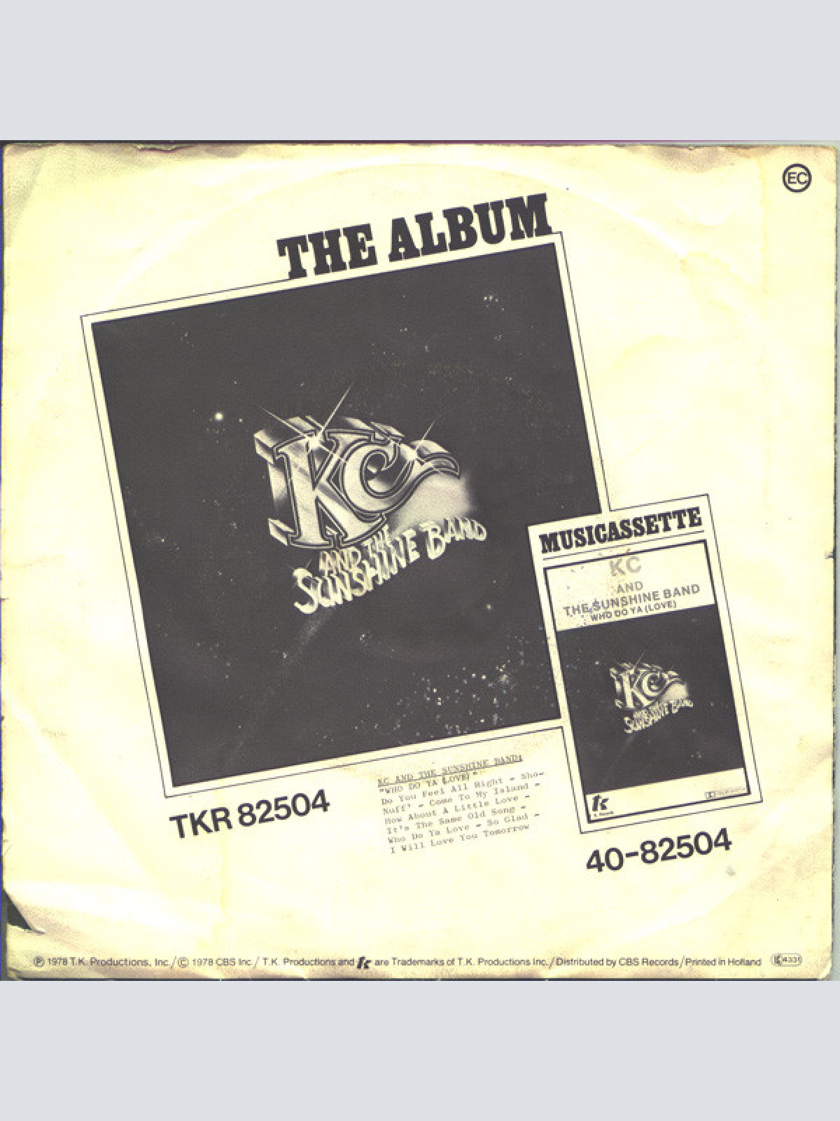 Vinyl / KC And The Sunshine Band* - Do You Feel All Right