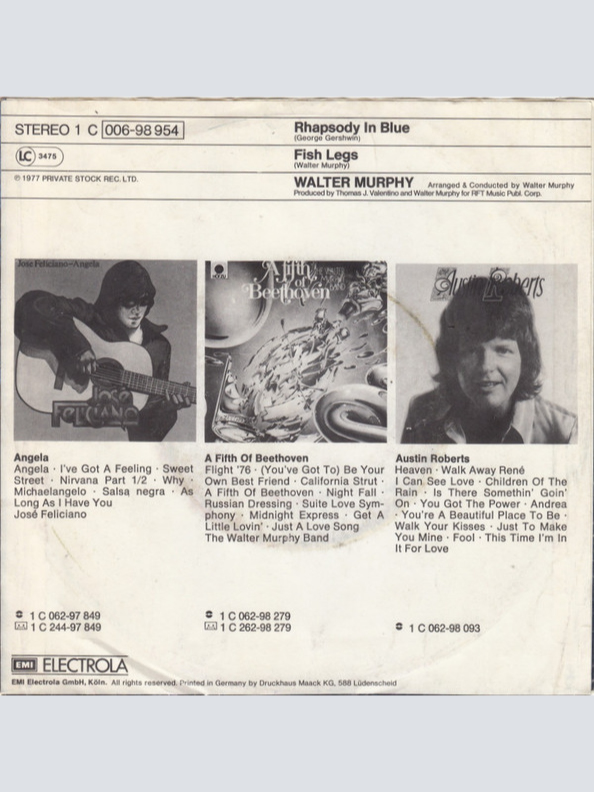 Vinyl / Walter Murphy - Rhapsody In Blue