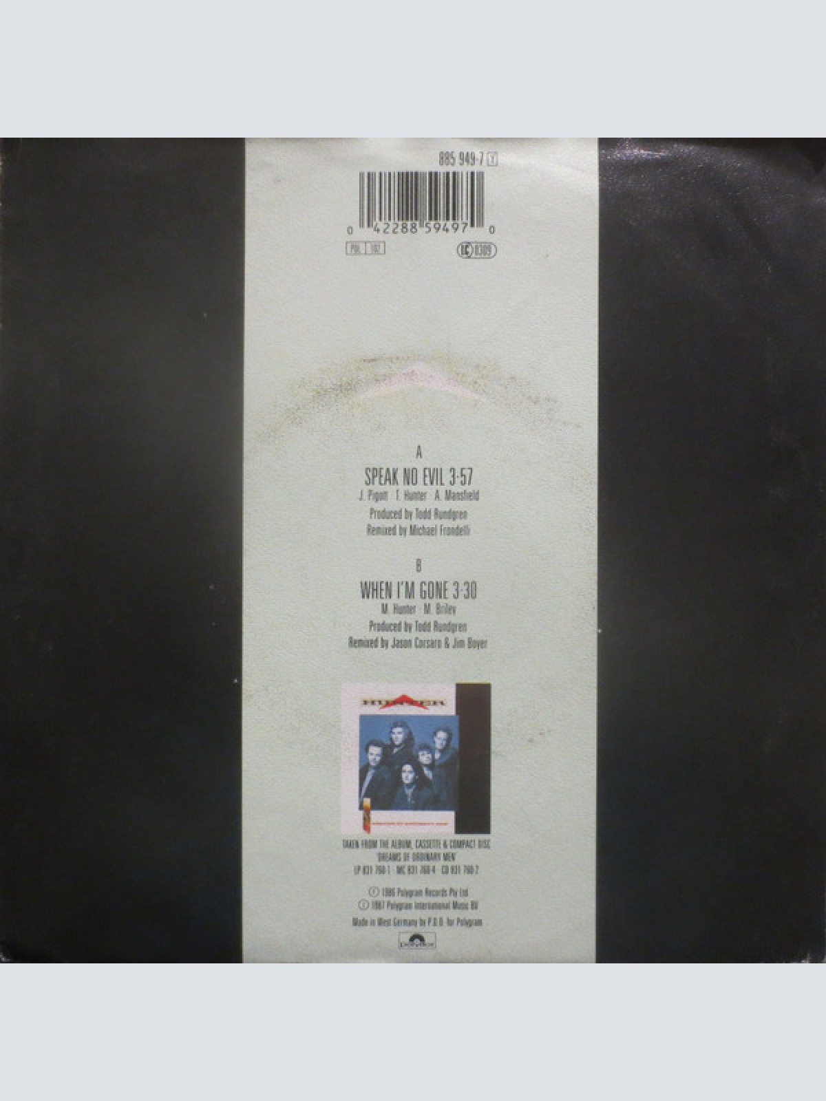 Vinyl / Hunter (8) - Speak No Evil