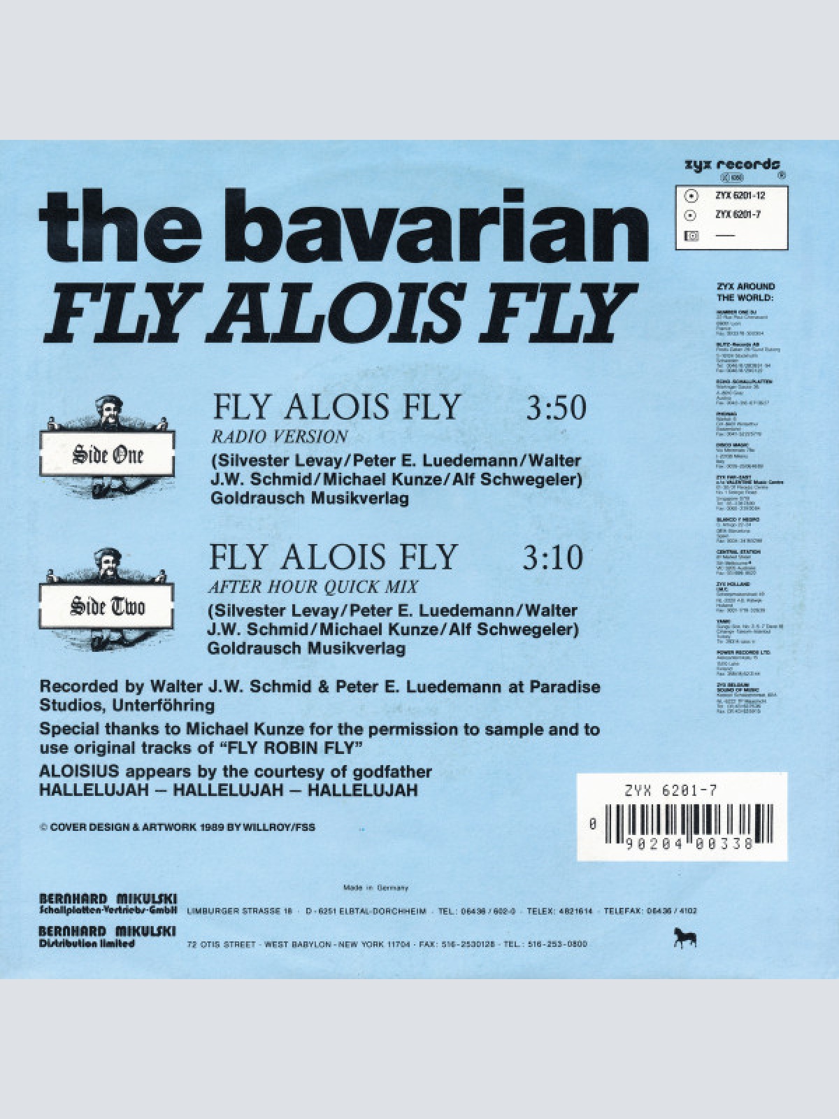 Vinyl / The Bavarian - Fly Alois Fly