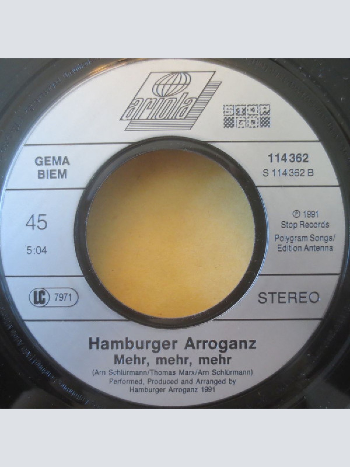Vinyl / Hamburger Arroganz - Äpfel Mit Zuckerguss