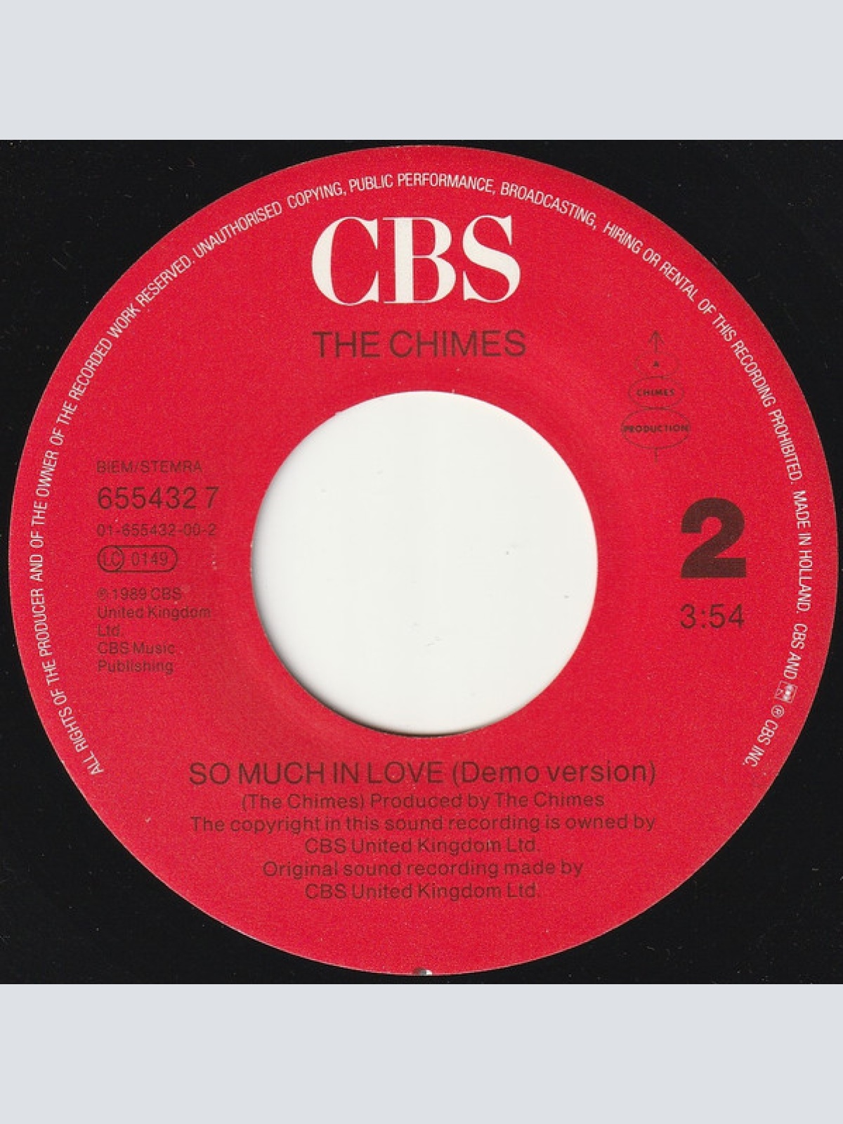 Vinyl / The Chimes - Heaven