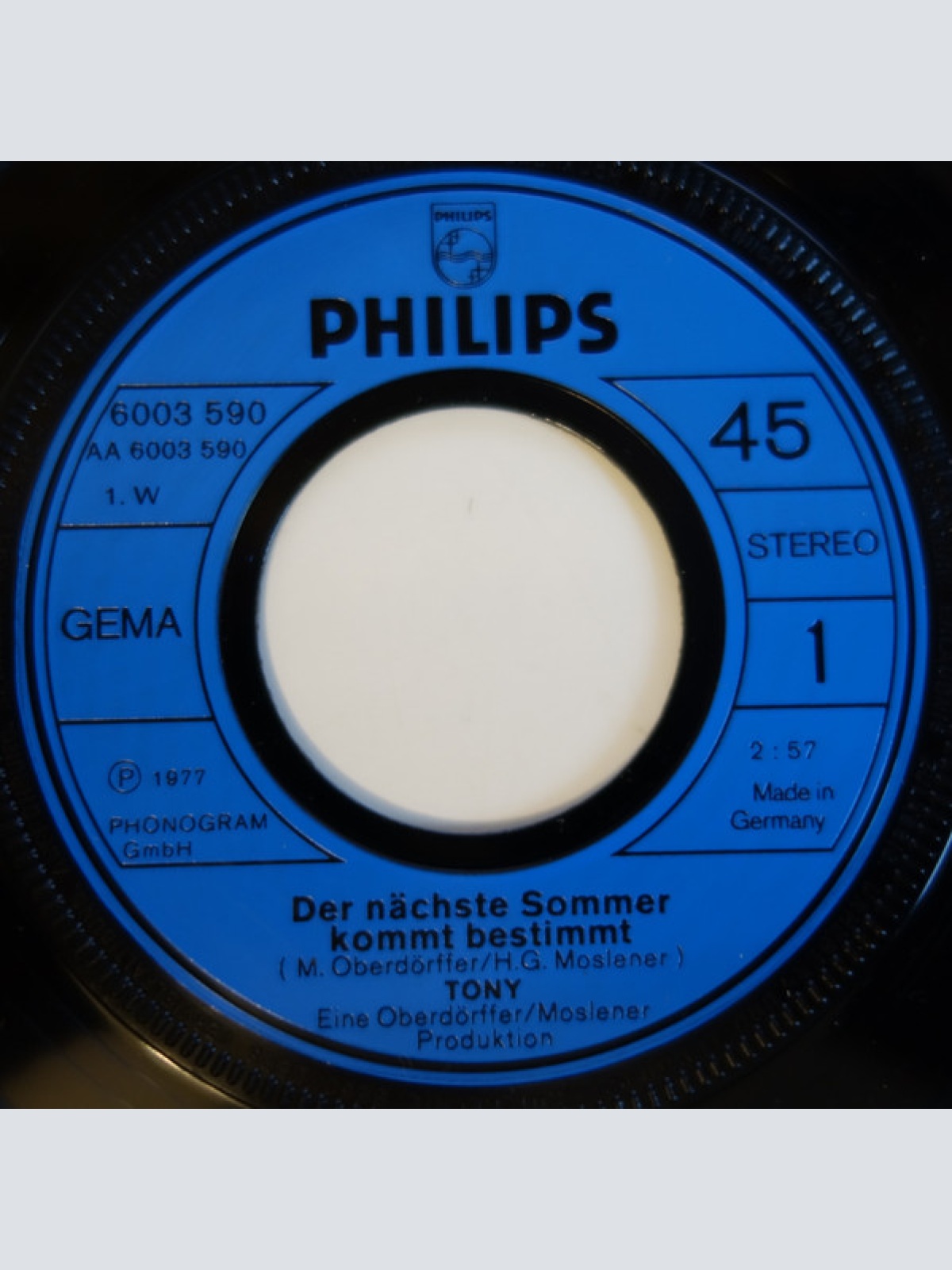 Vinyl / Tony (9) - Der Nächste Sommer Kommt Bestimmt
