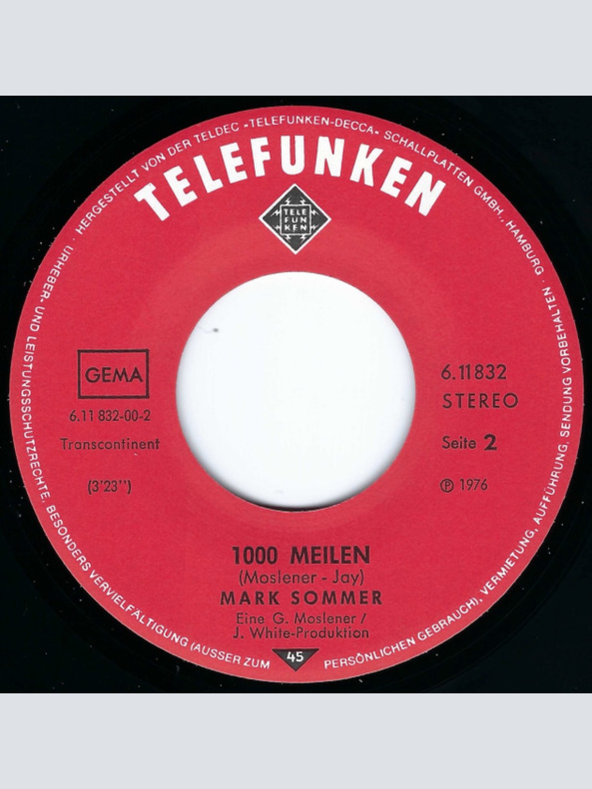 Vinyl / Mark Sommer (2) - Herzen Sind Blind