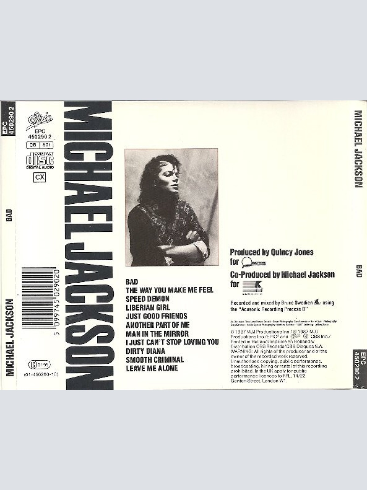 CD / Michael Jackson - Bad