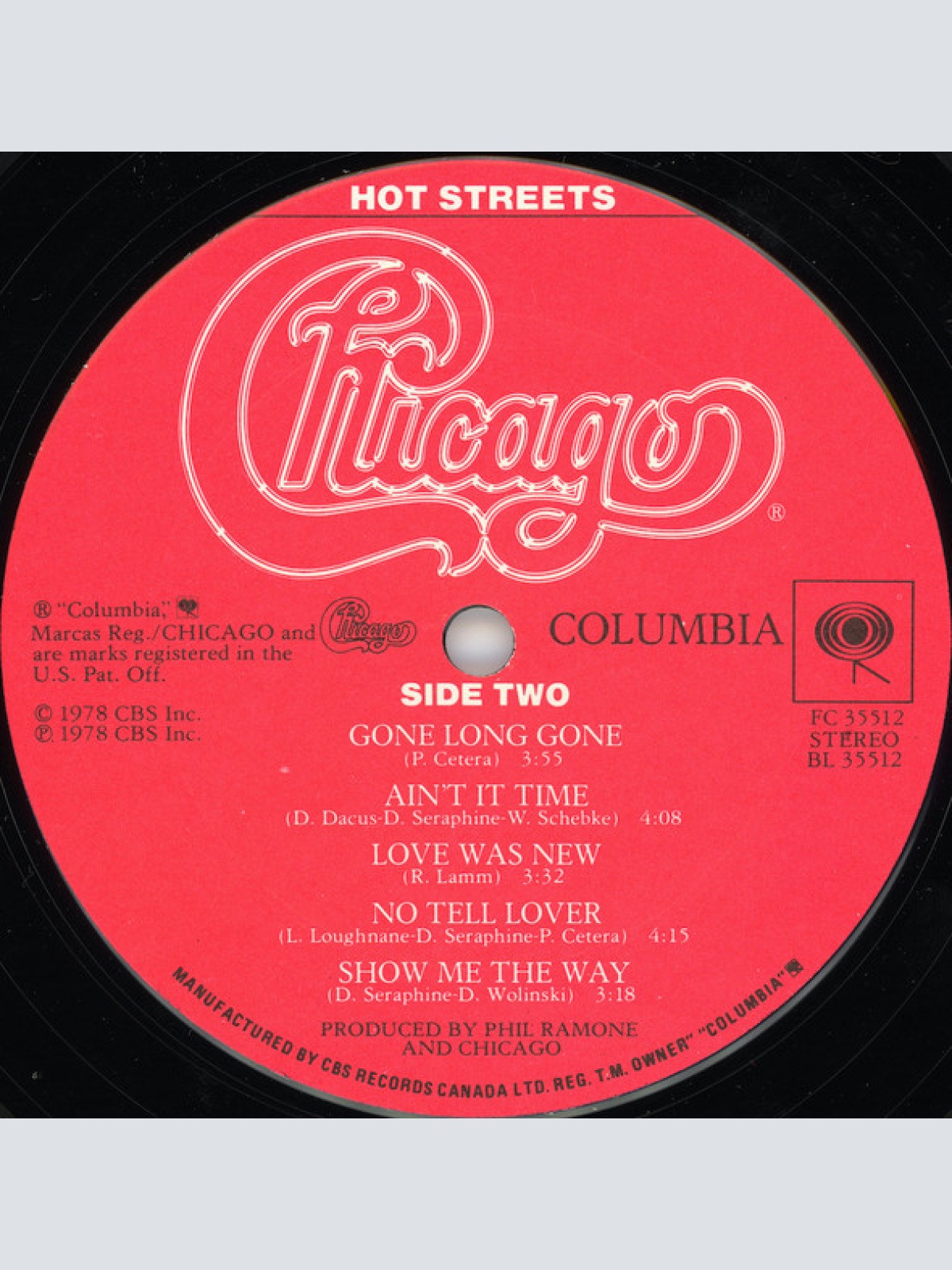 Vinyl / Chicago (2) - Hot Streets