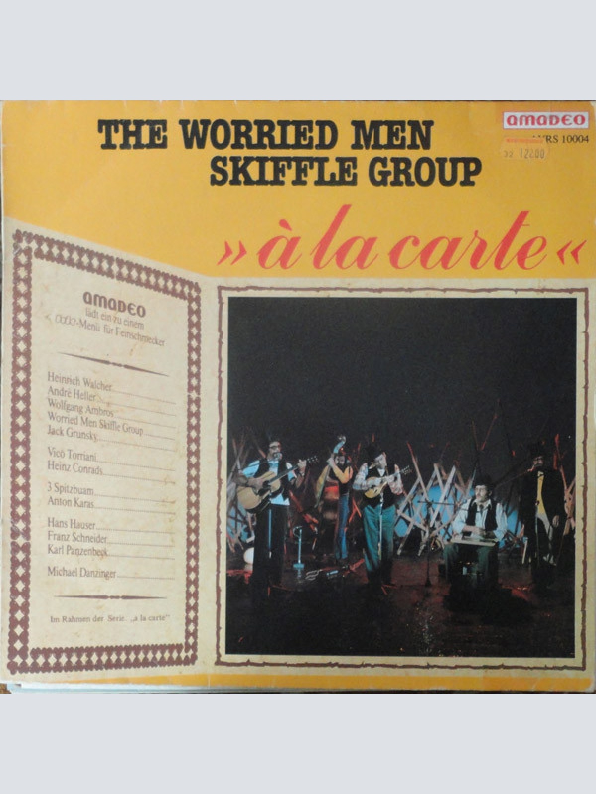Vinyl / The Worried Men Skiffle Group* - »À La Carte«