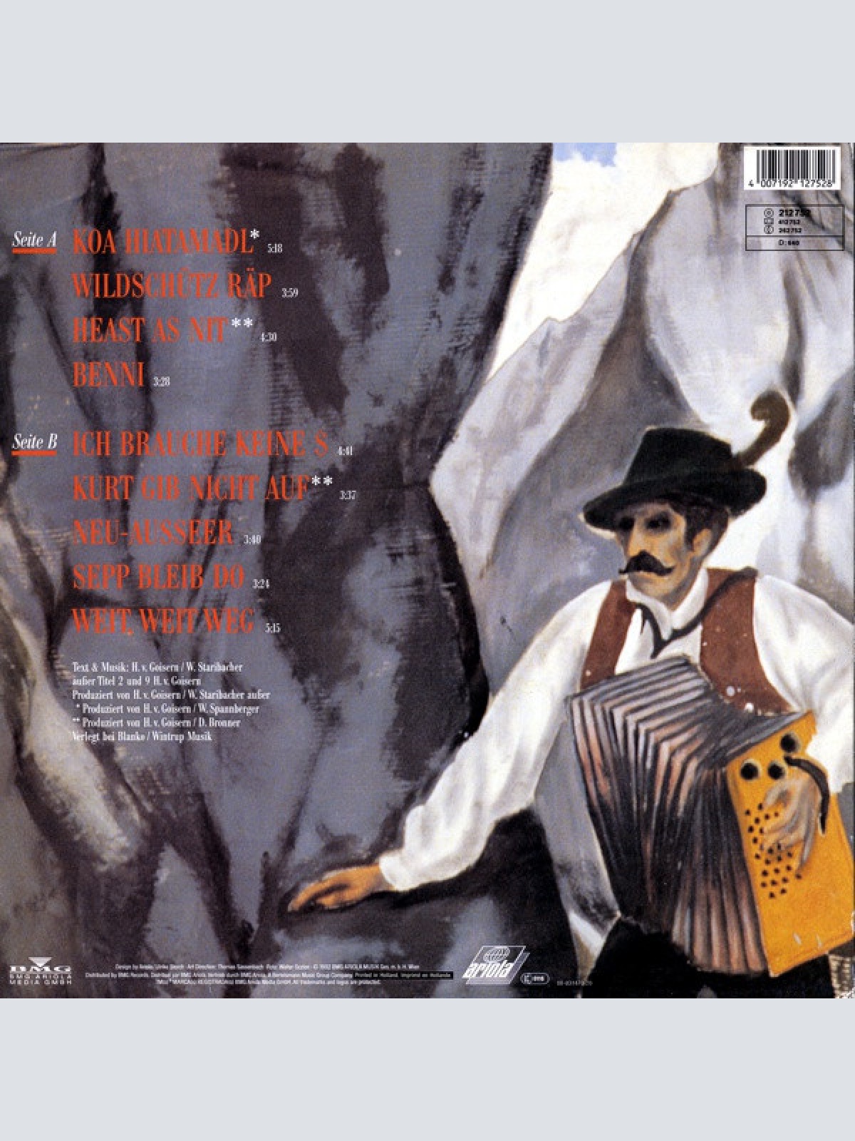 Vinyl / Hubert Von Goisern Und Die Original Alpinkatzen* - Aufgeigen Stått Niederschiassen