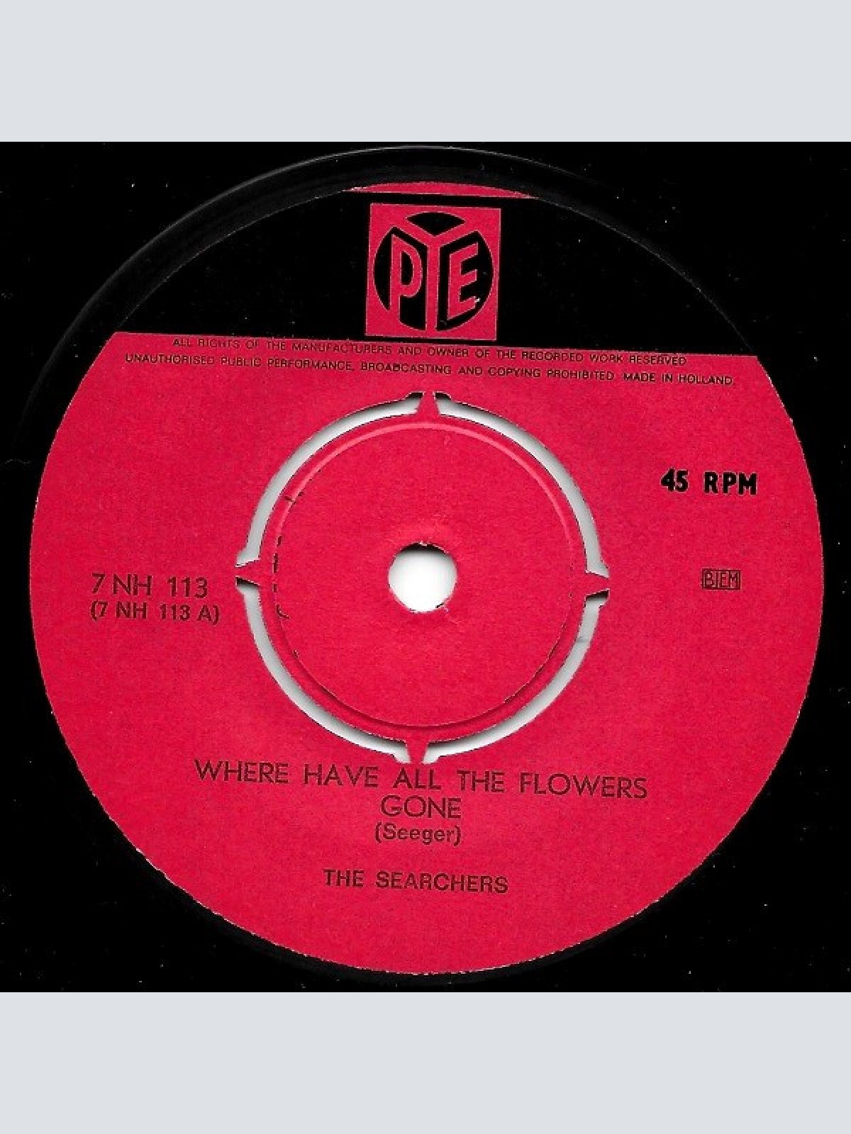 Vinyl / The Searchers - Where Have All The Flowers Gone