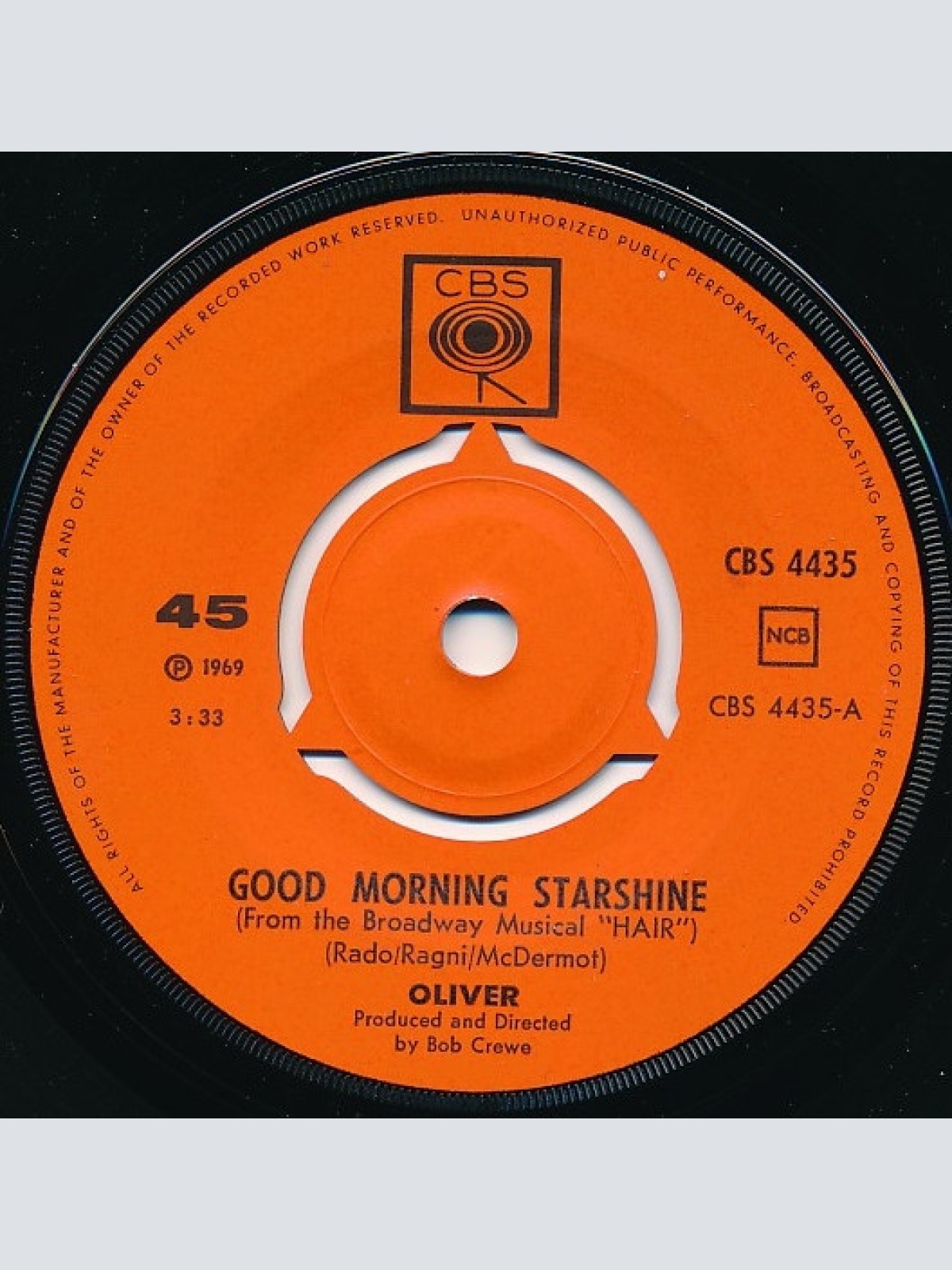 Vinyl / Oliver (6) - Good Morning Starshine