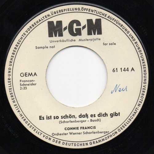 Vinyl / Connie Francis - Es Ist So Schön, Daß Es Dich Gibt