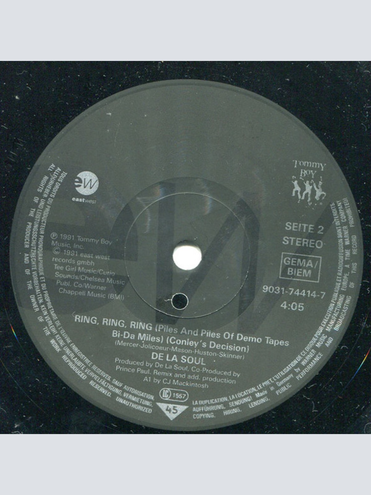 Vinyl / De La Soul - Ring Ring Ring (Ha Ha Hey)