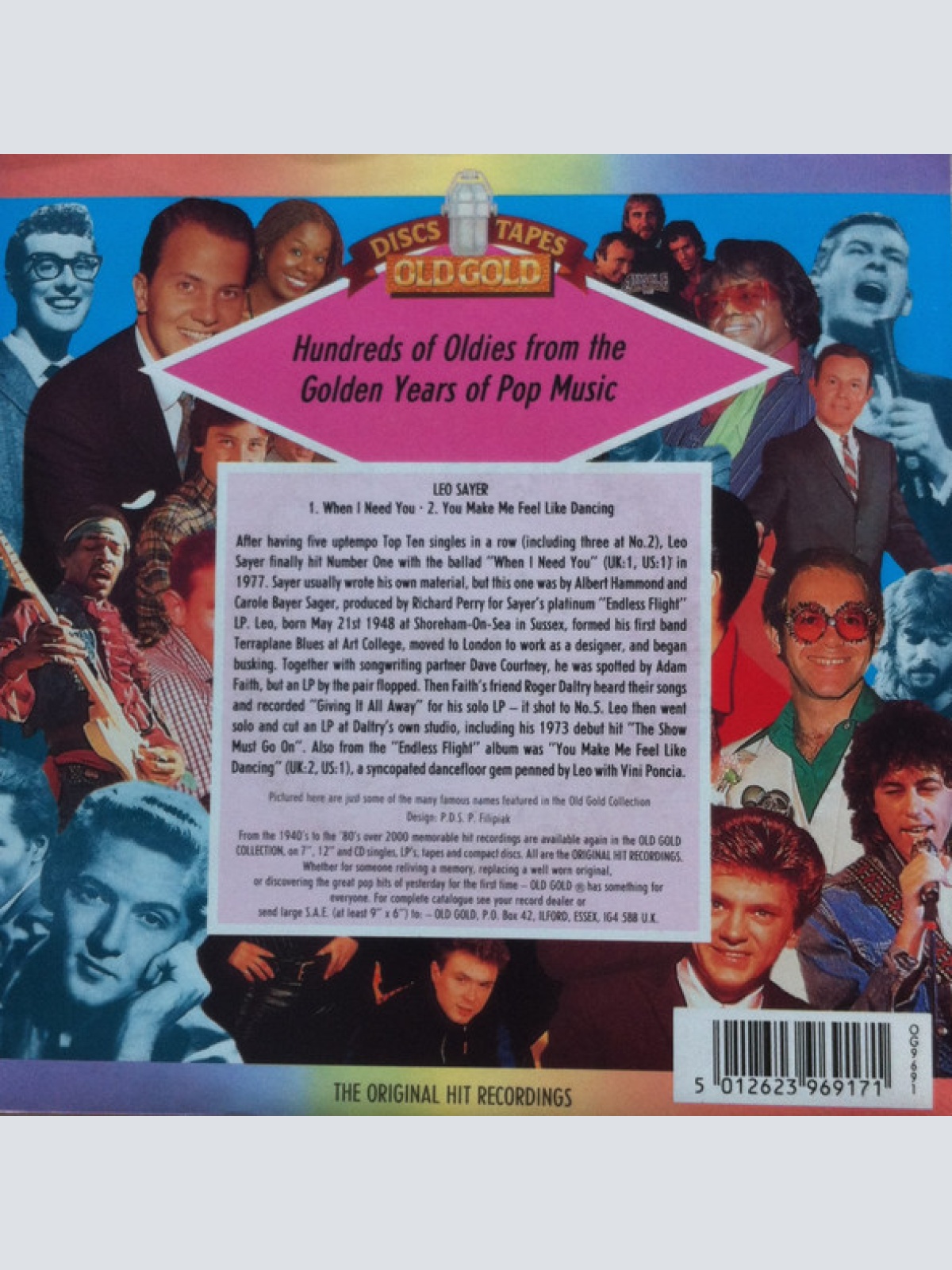 Vinyl / Leo Sayer - When I Need You