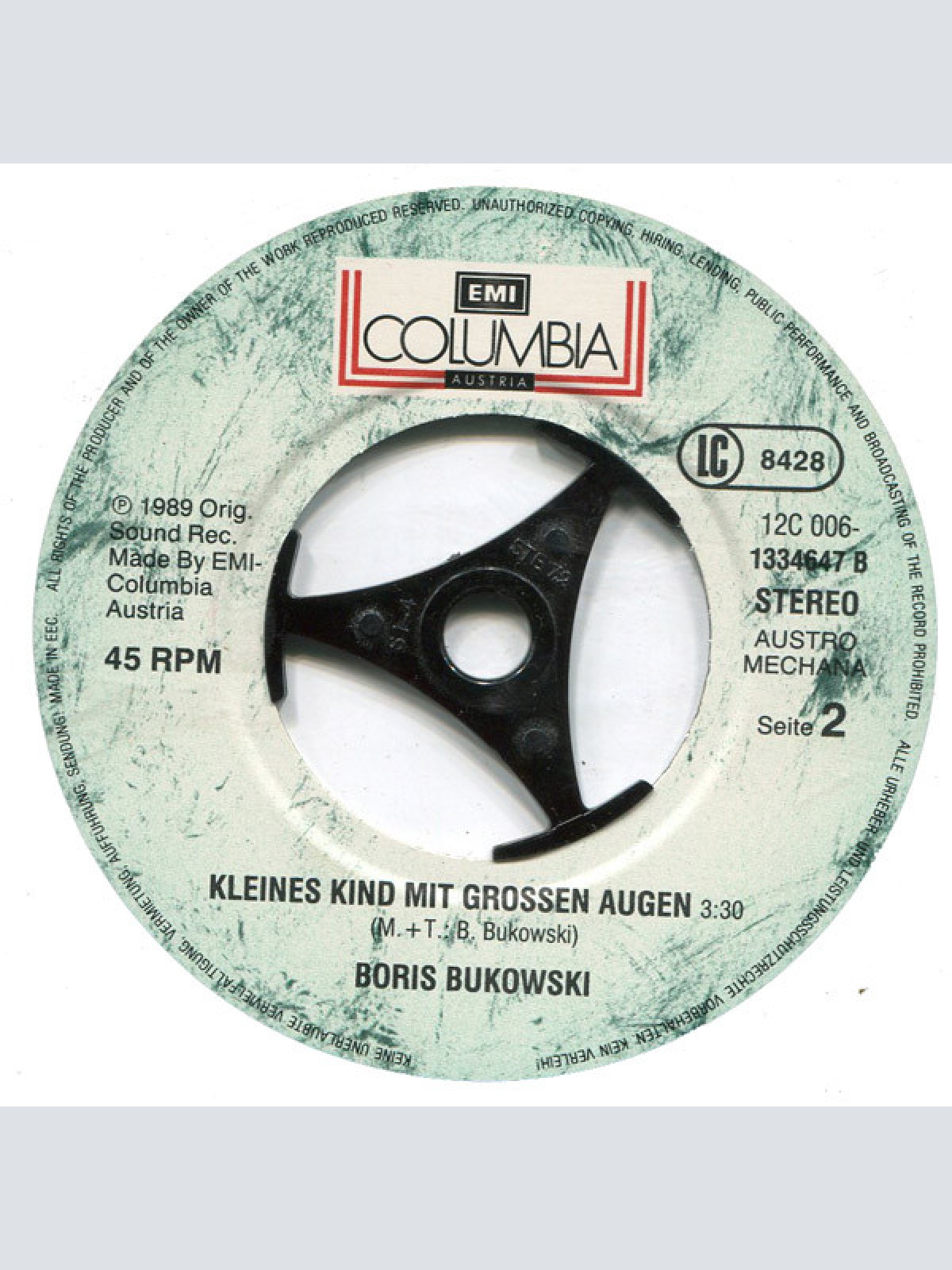 Vinyl / Boris Bukowski - Fandango