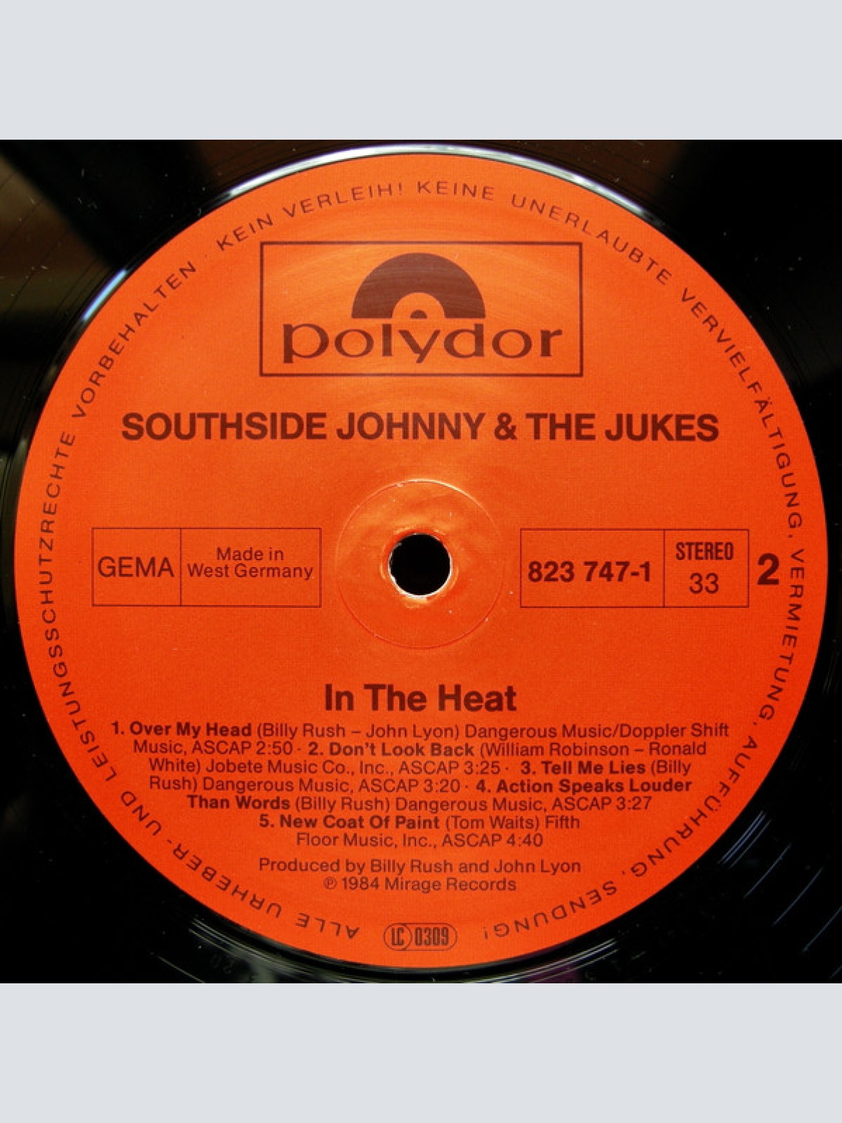Vinyl / Southside Johnny & The Jukes* - In The Heat