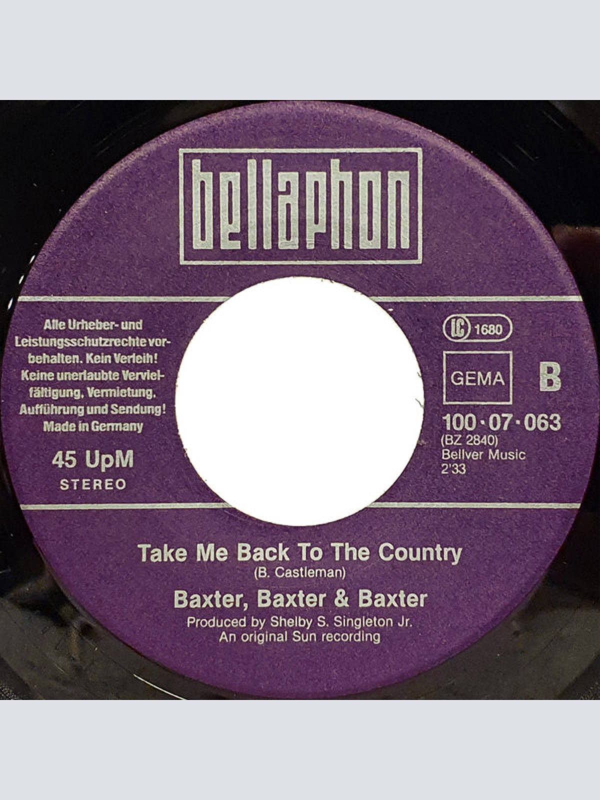 Vinyl / Baxter, Baxter & Baxter - John (A Tribute To John Lennon)