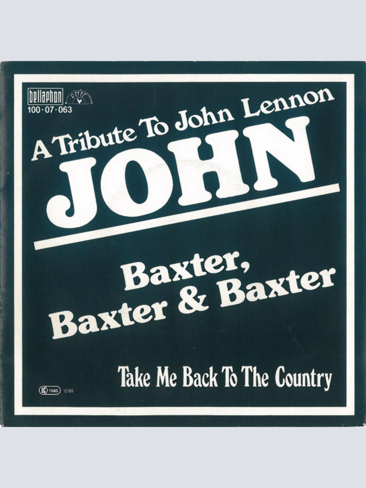 Vinyl / Baxter, Baxter & Baxter - John (A Tribute To John Lennon)