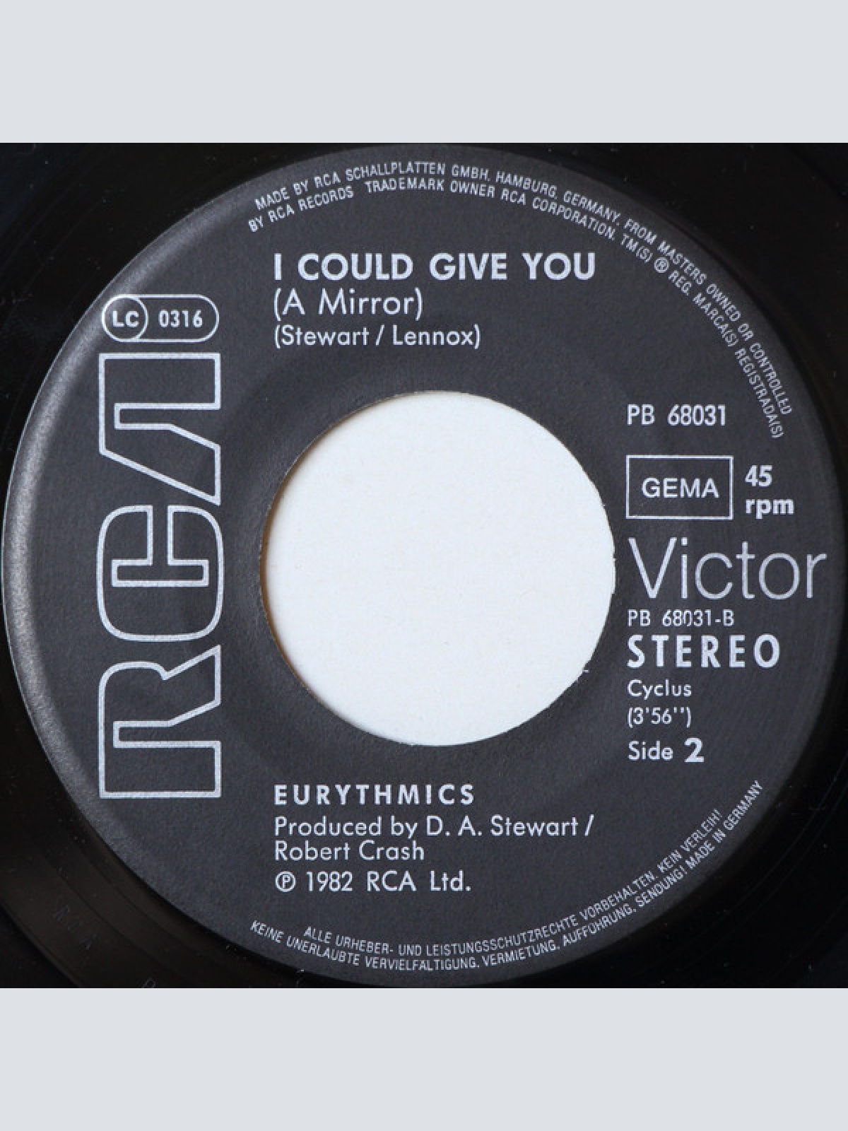 Vinyl / Eurythmics - Sweet Dreams (Are Made Of This)