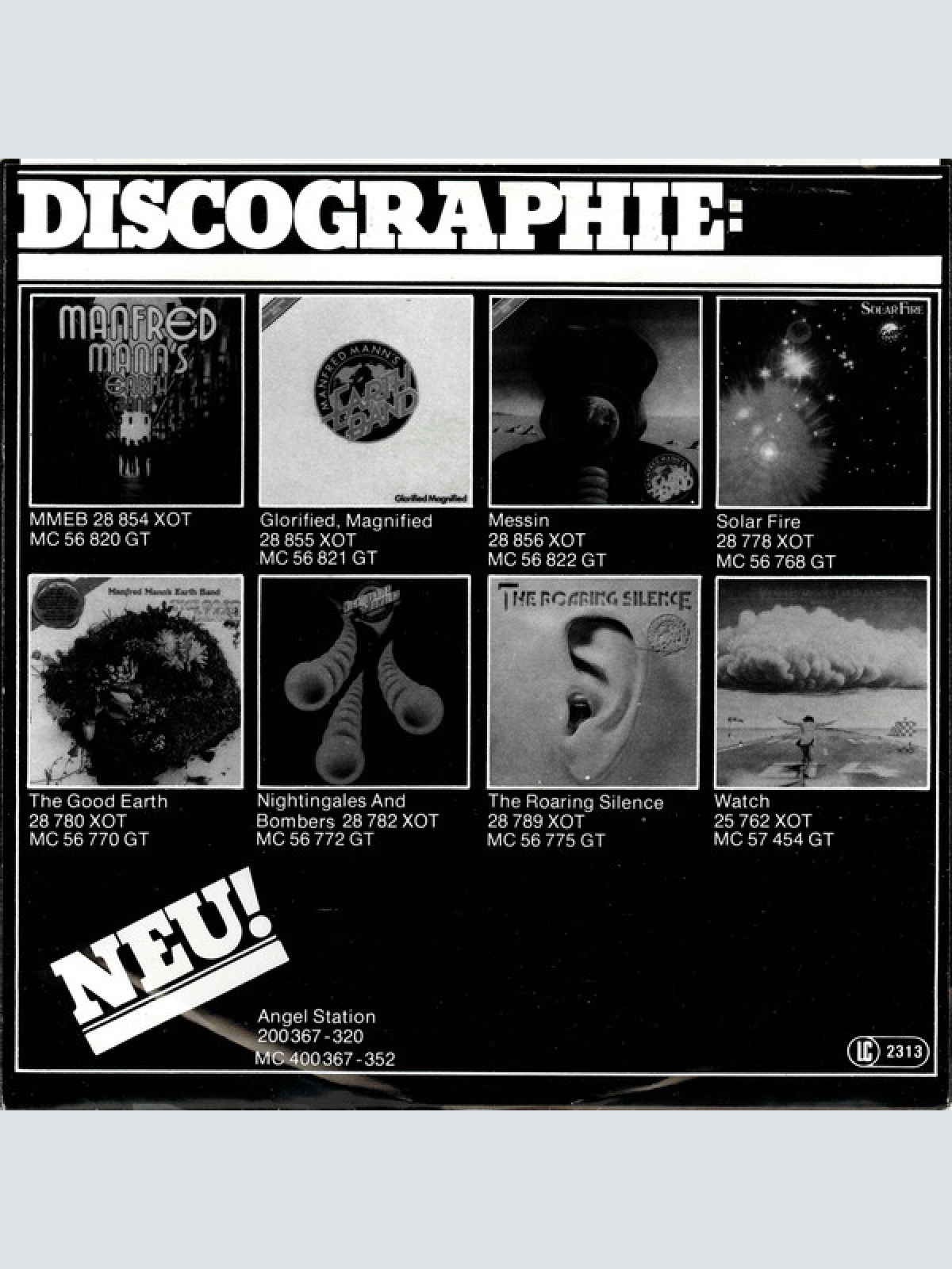 Vinyl / Manfred Mann's Earth Band - You Angel You