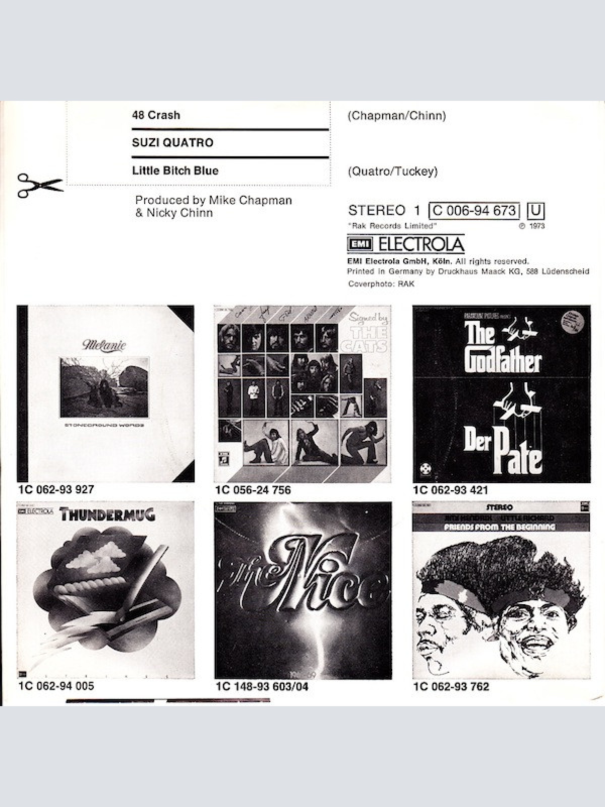 Vinyl / Suzi Quatro - 48 Crash