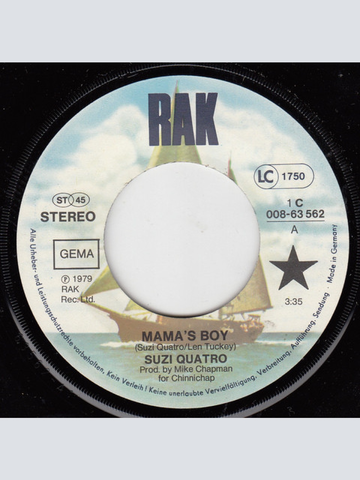 Vinyl / Suzi Quatro - Mama's Boy