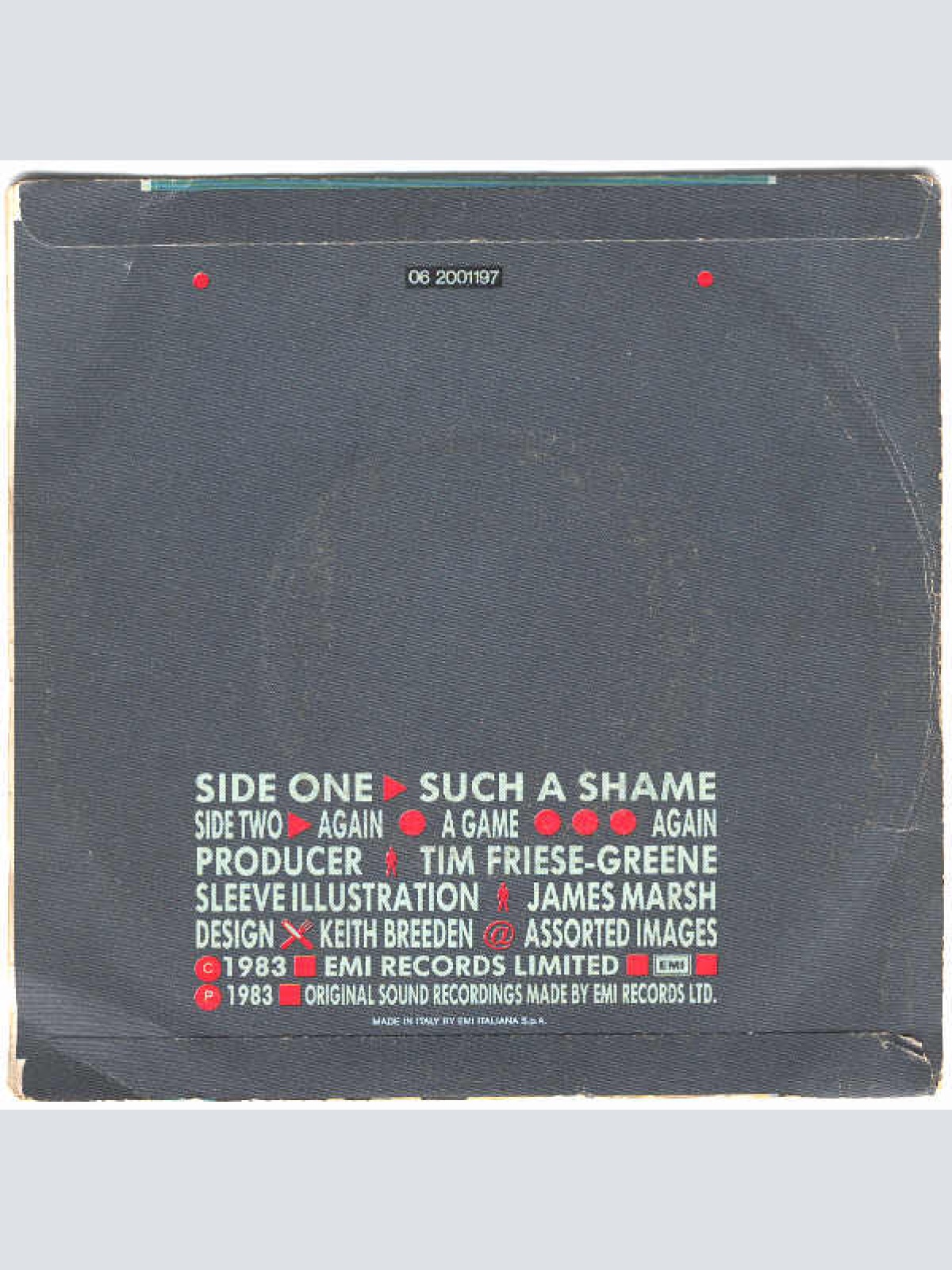 Vinyl / Talk Talk - Such A Shame