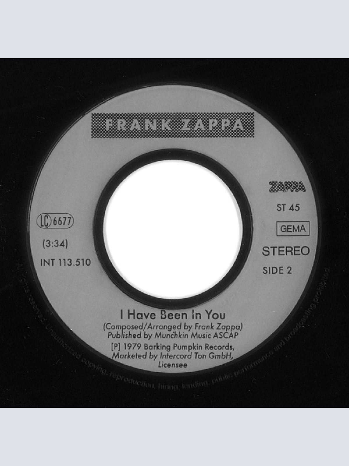 Vinyl / Frank Zappa - Bobby Brown