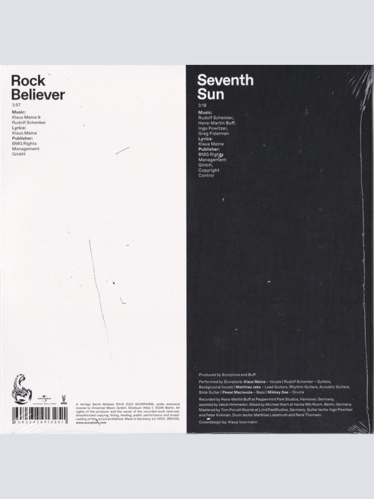 Vinyl / Scorpions - Rock Believer