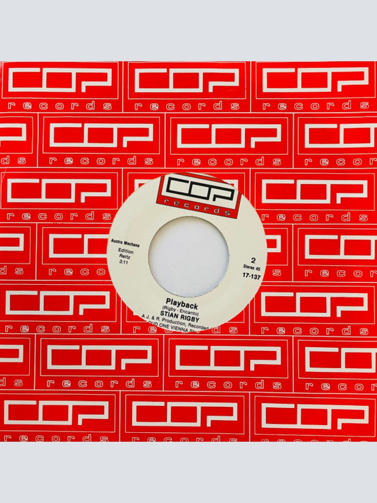 Vinyl / Stian Rigby - Love Is A Feeling