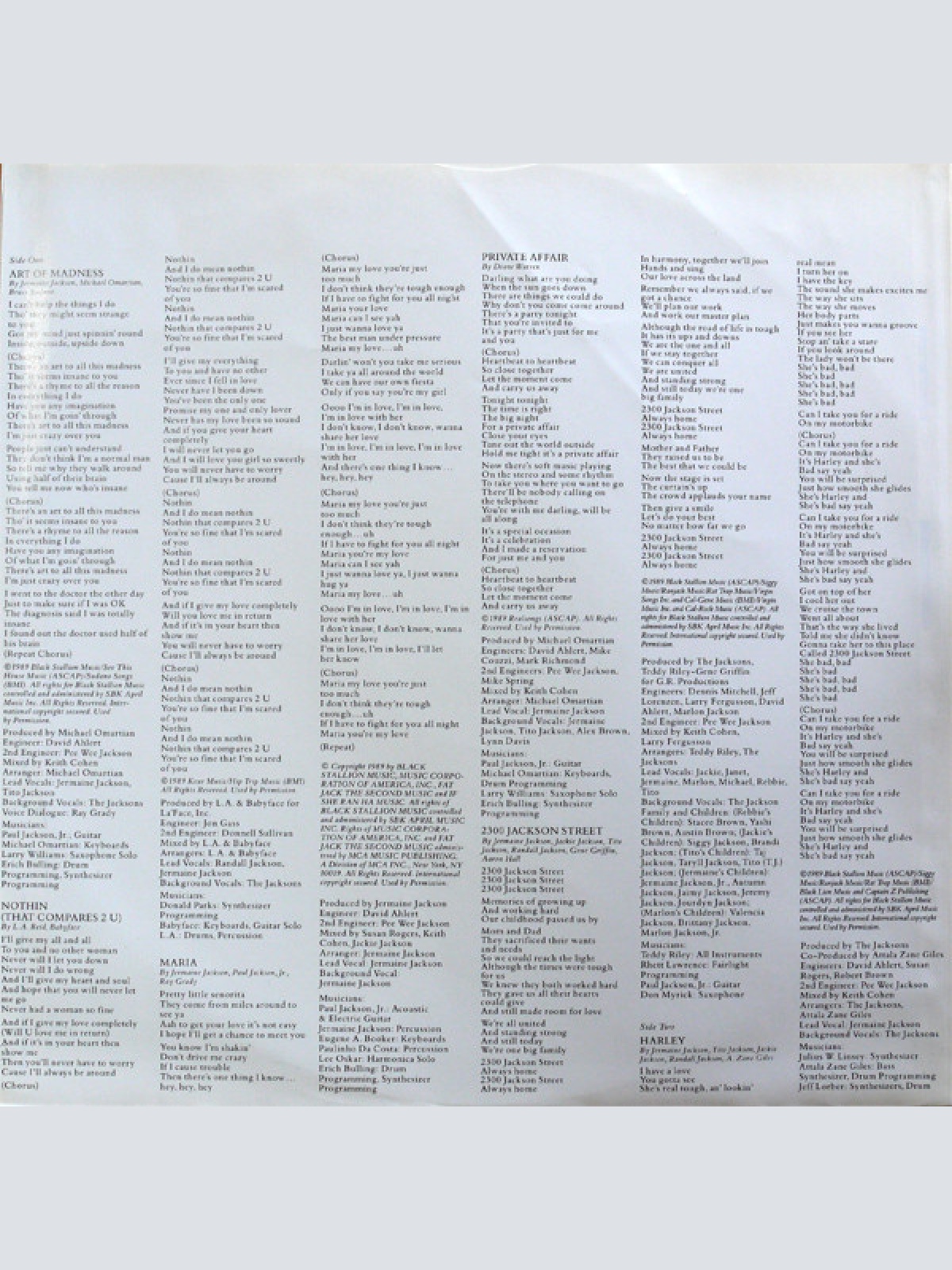 Vinyl / The Jacksons - 2300 Jackson Street