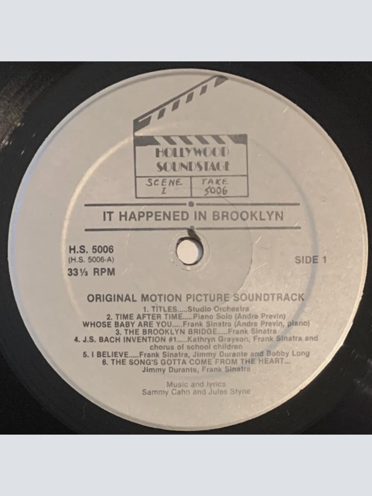 Vinyl / Frank Sinatra, Kathryn Grayson, Peter Lawford, Jimmy Durante - It Happened In Brooklyn (Original Motion Picture Sound Track)
